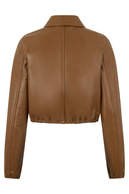 Leather Jacket with Logo RTW