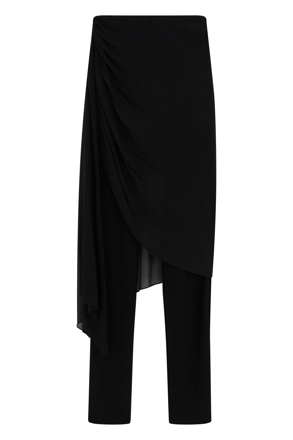 Pants with asymmetrical skirt RTW