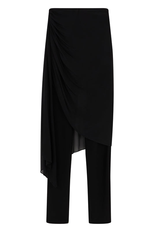 Pants with asymmetrical skirt RTW