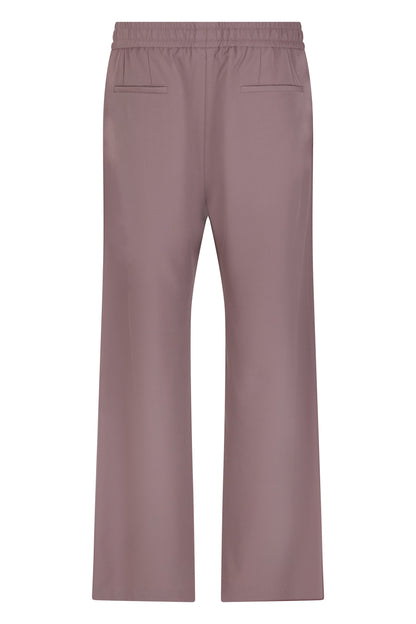 Jogging pants in wool poplin RTW