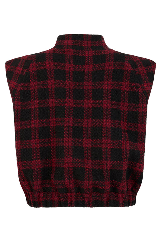Checked vest RTW