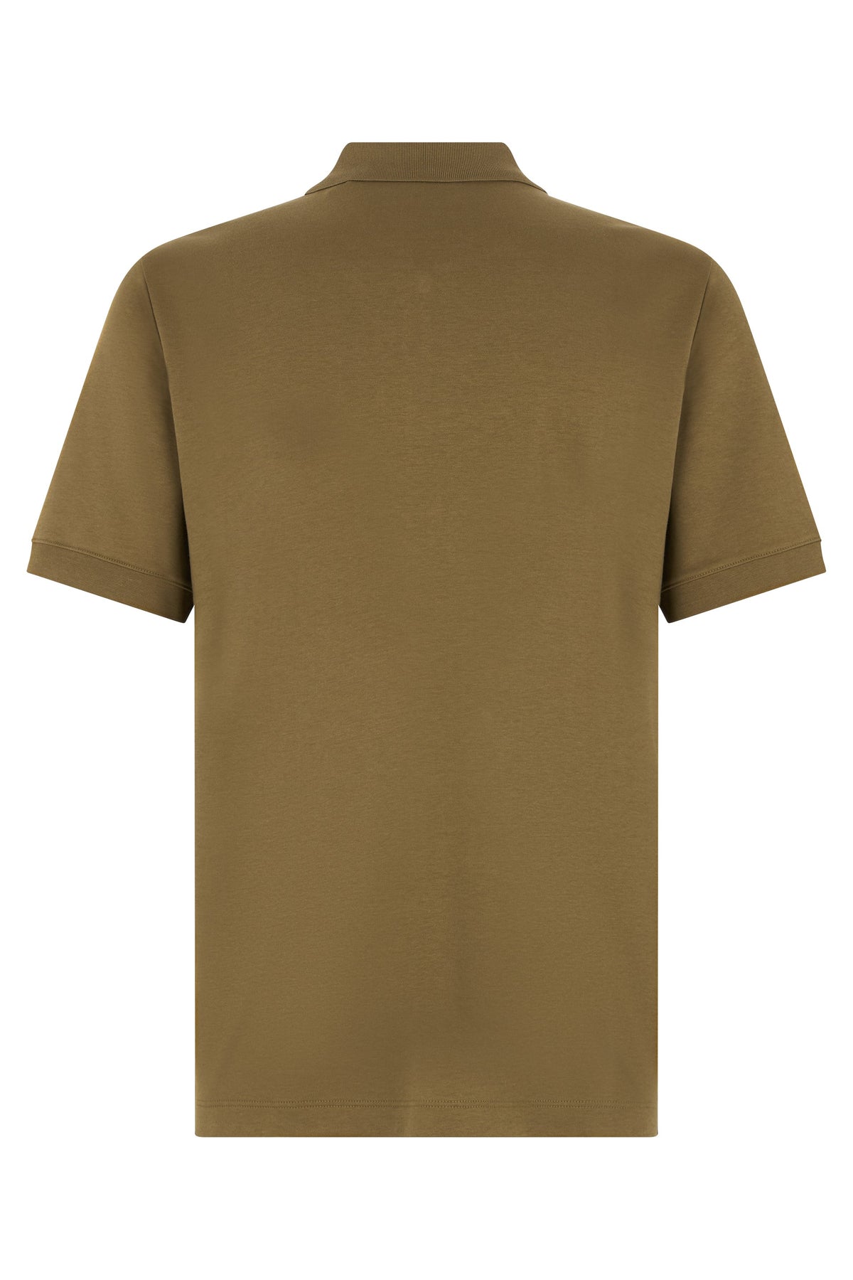 Cotton polo with zipper RTW