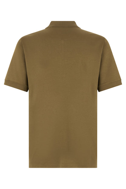 Cotton polo with zipper RTW