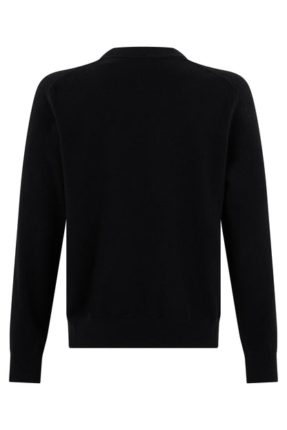 Sweater with logo in cashmere RTW