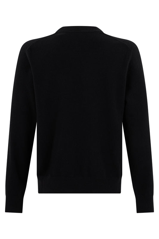 Sweater with logo in cashmere RTW