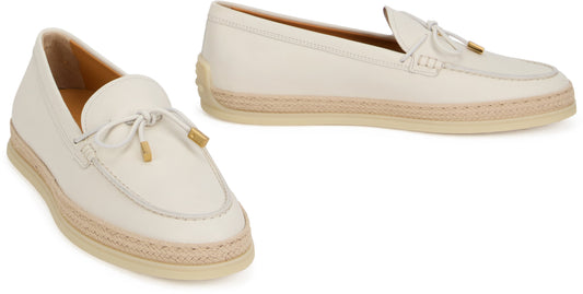 White leather moccasin RTW