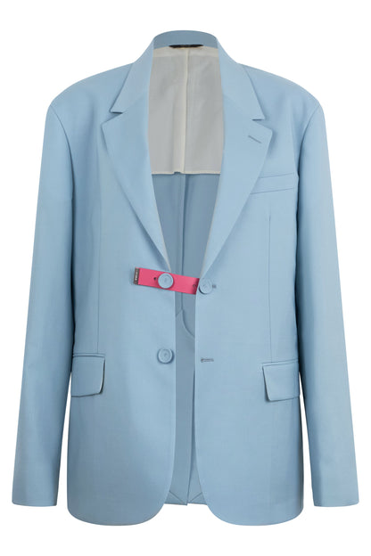 Single-breasted wool blazer RTW