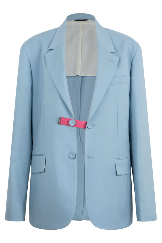 Single-breasted wool blazer RTW