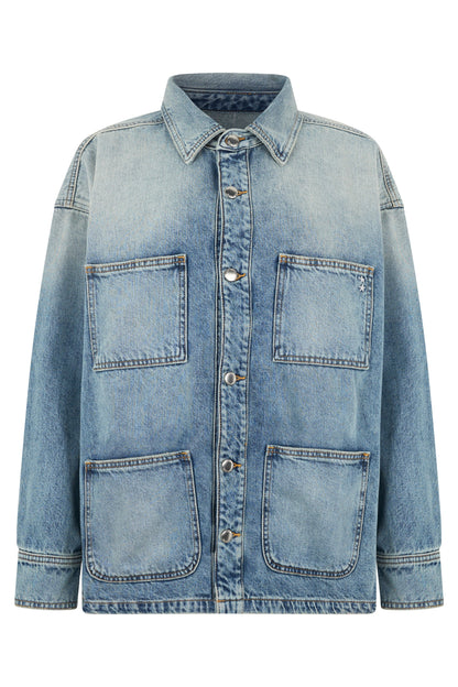 Denim jacket with patch pockets RTW