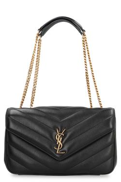 Saint Laurent Loulou Media Leather bag