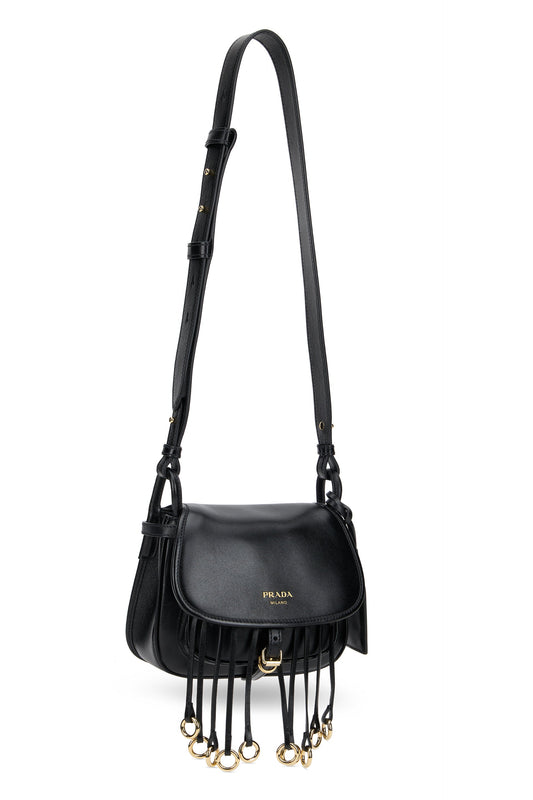 Shoulder bag with metal rings BAGS