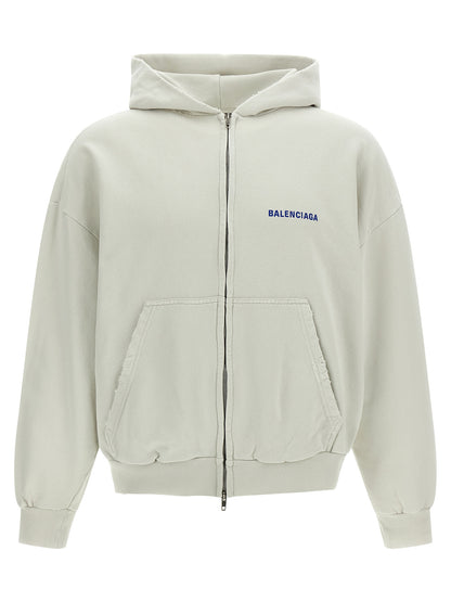 'Balenciaga Back' hoodie Sweatshirt