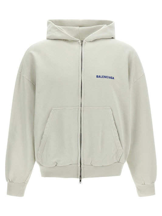 'Balenciaga Back' hoodie Sweatshirt