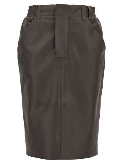 Leather skirt Skirts
