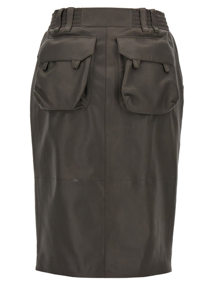 Leather skirt Skirts
