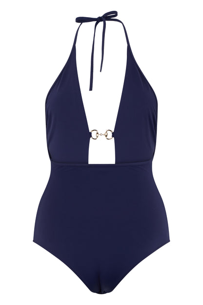 One-piece with clamp details RTW