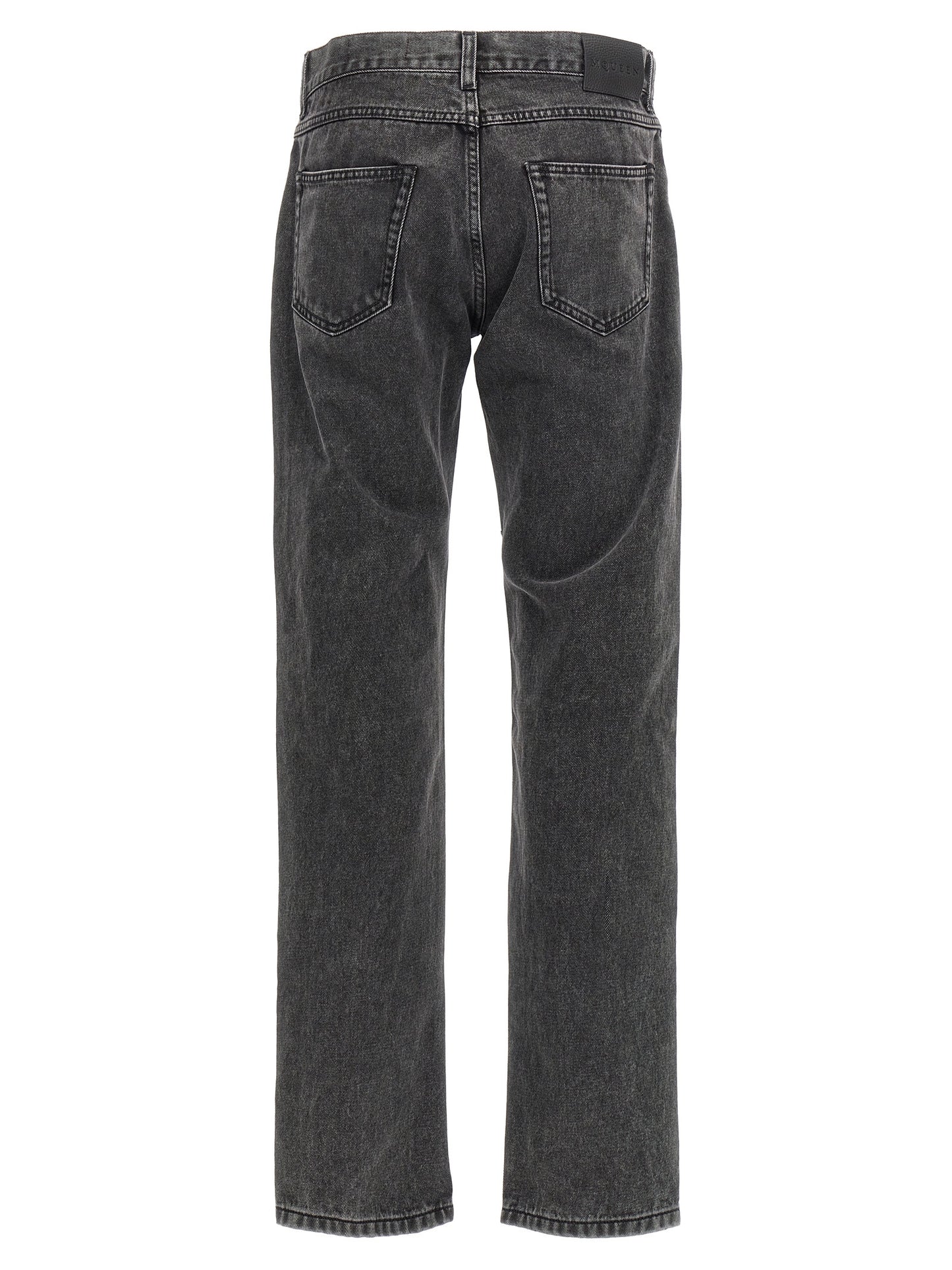 Metal plate jeans Jeans