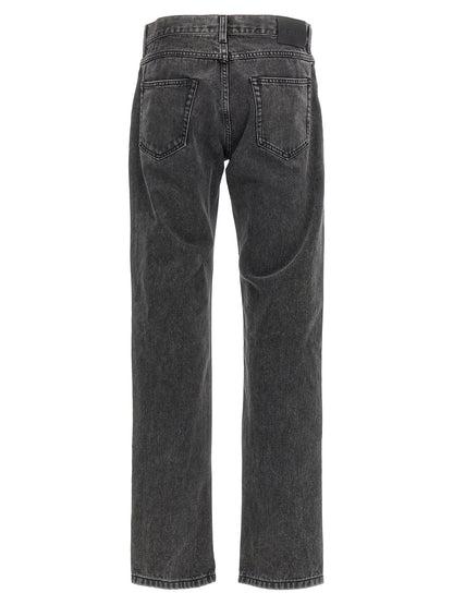 Metal plate jeans Jeans