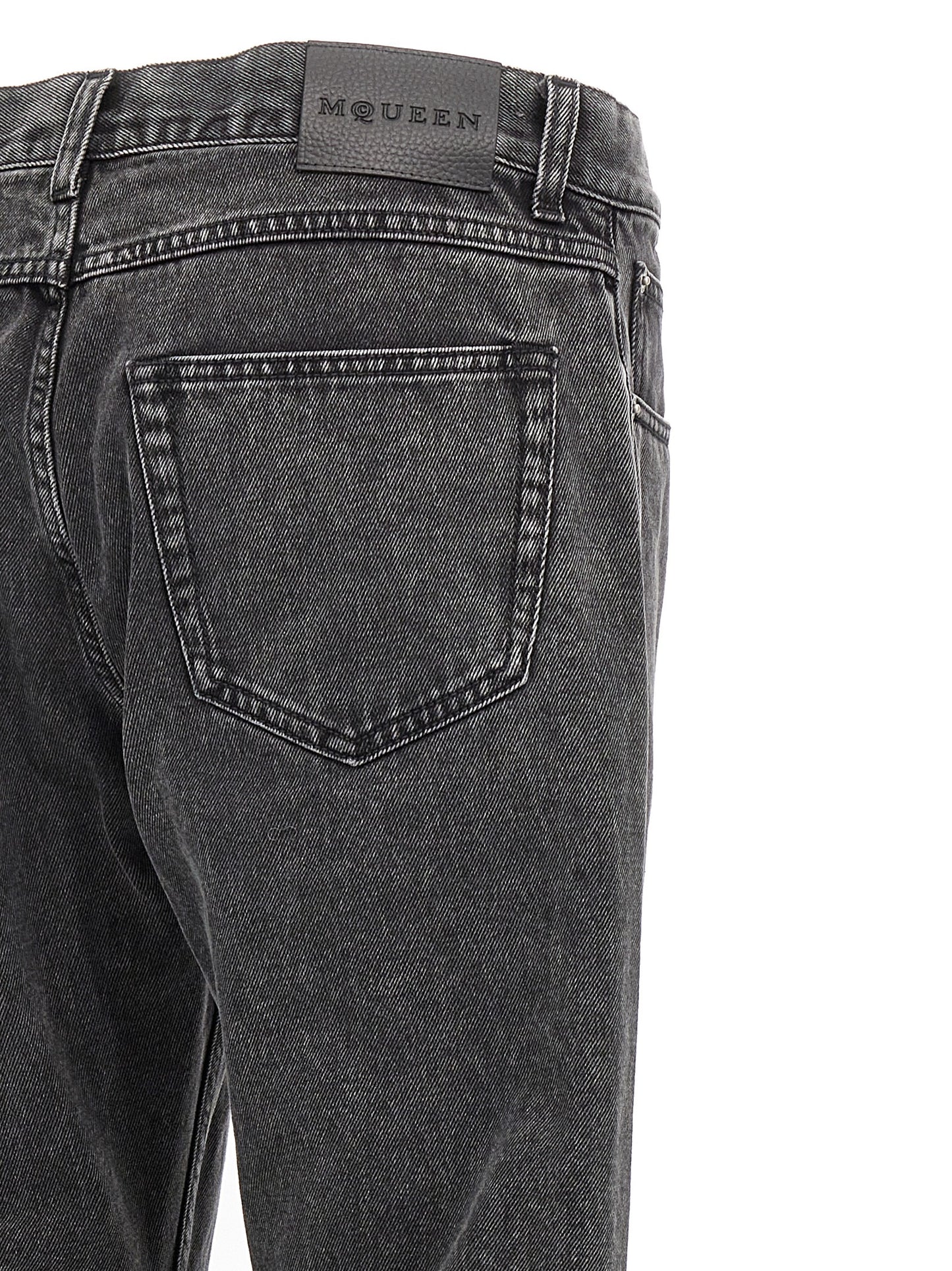 Metal plate jeans Jeans