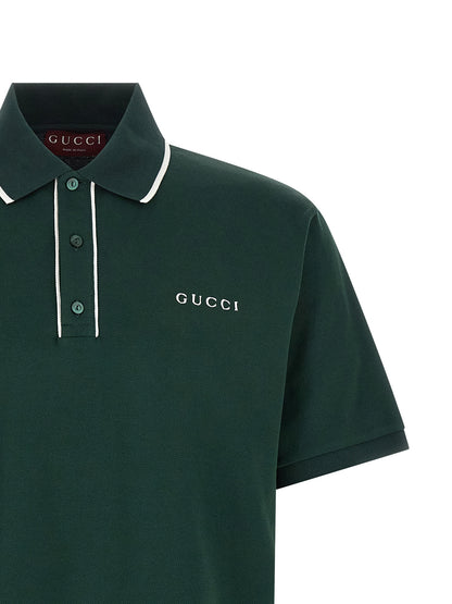 Logo embroidery polo shirt Polo