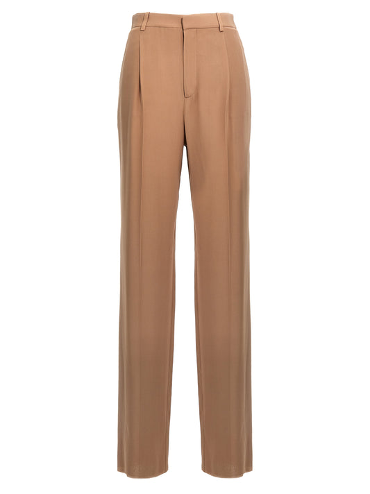 Crepe silk pants Pants