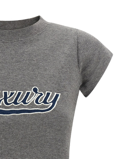 'Shrunk Luxury Script' T-shirt T-shirt
