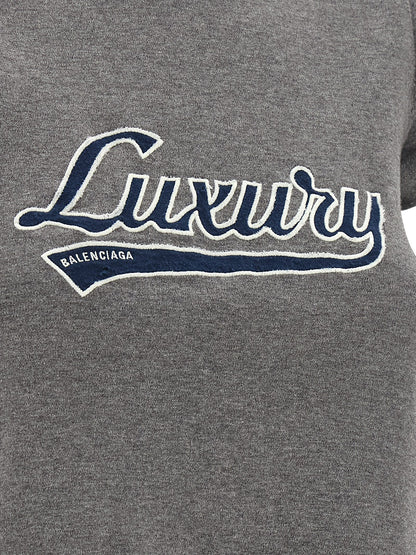 'Shrunk Luxury Script' T-shirt T-shirt