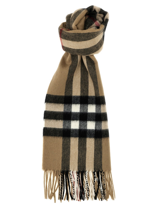 Check cashmere scarf Scarves, foulards