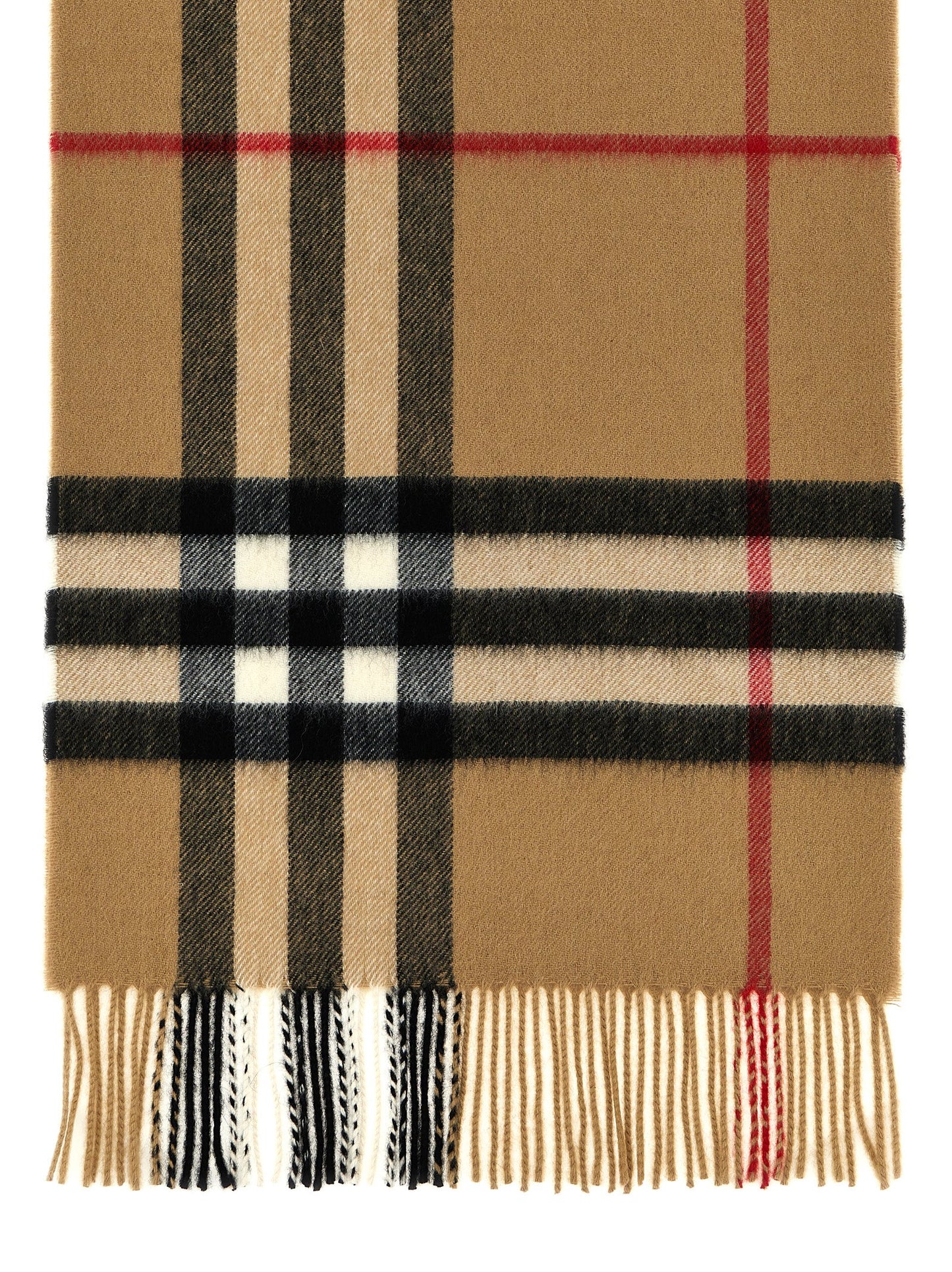 Check cashmere scarf Scarves, foulards