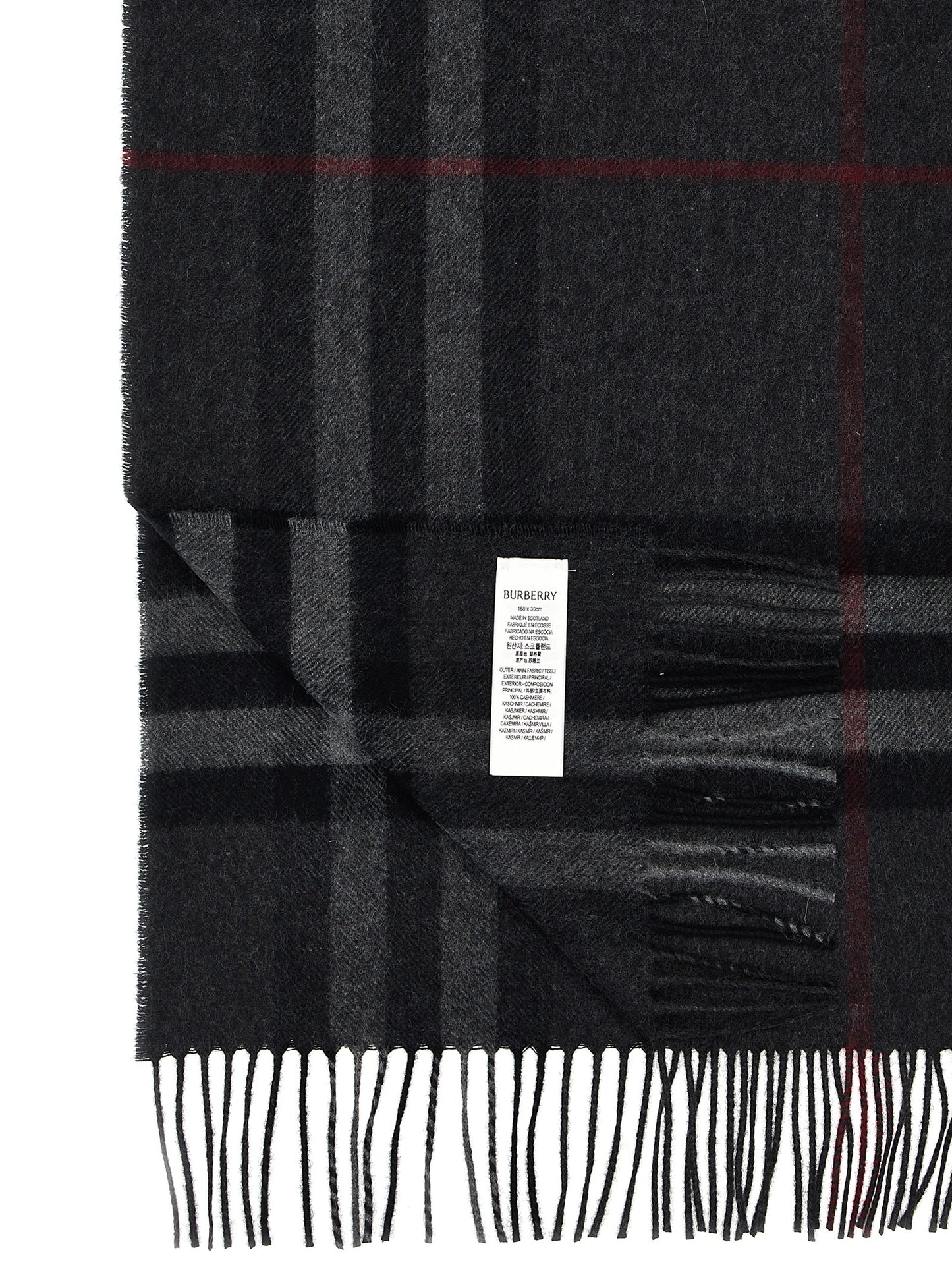 Check scarf Scarves, foulards