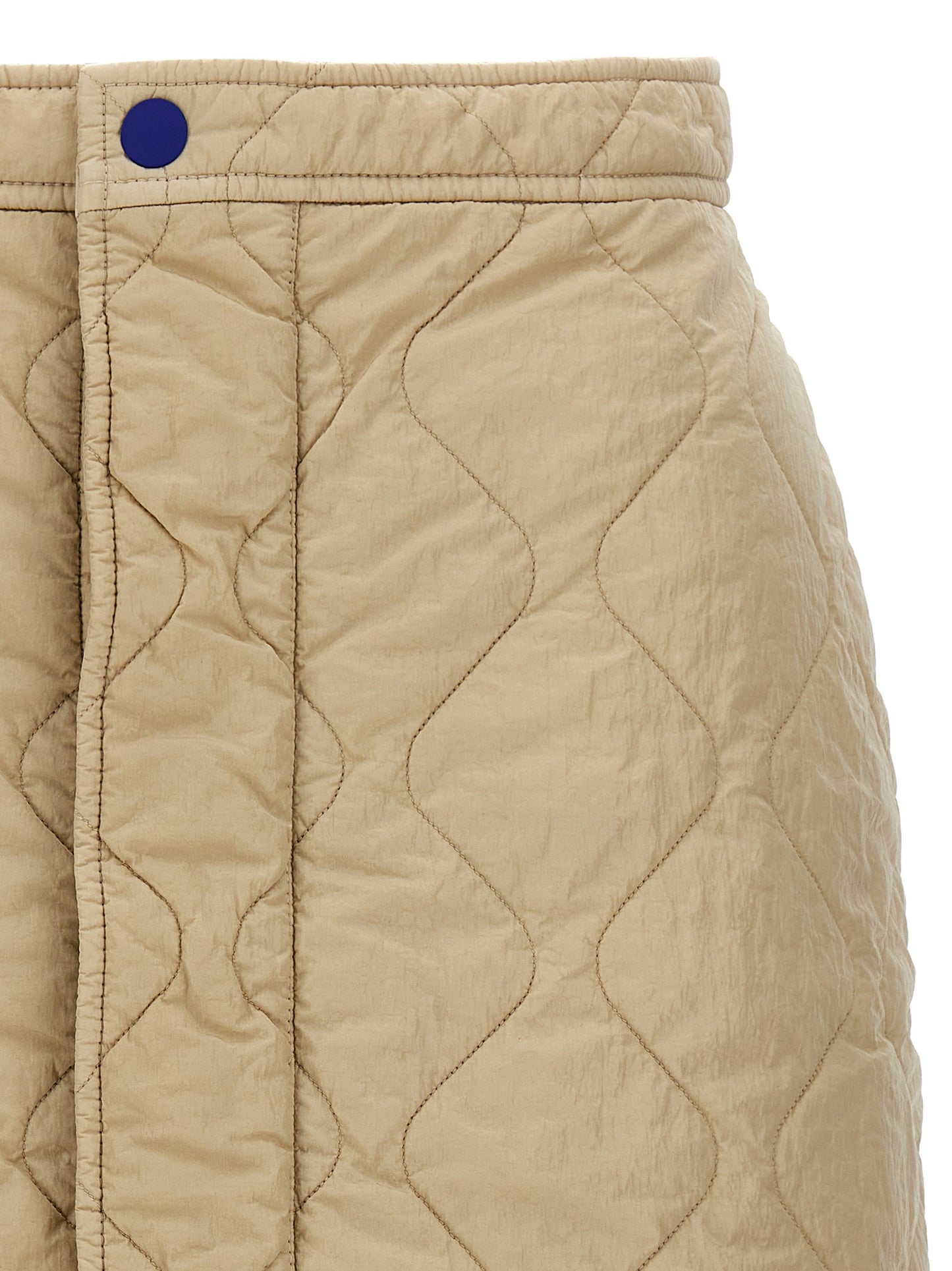 Quilted nylon skirt Skirts