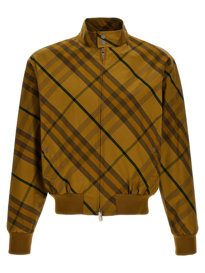Check print jacket Piumini, Parka, Giacche casual