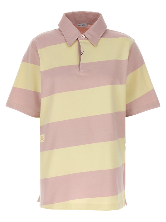 Logo striped polo shirt Polo