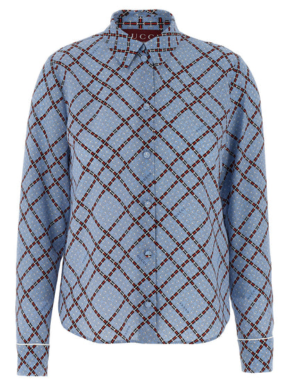 Clamp print shirt Shirt, blouse