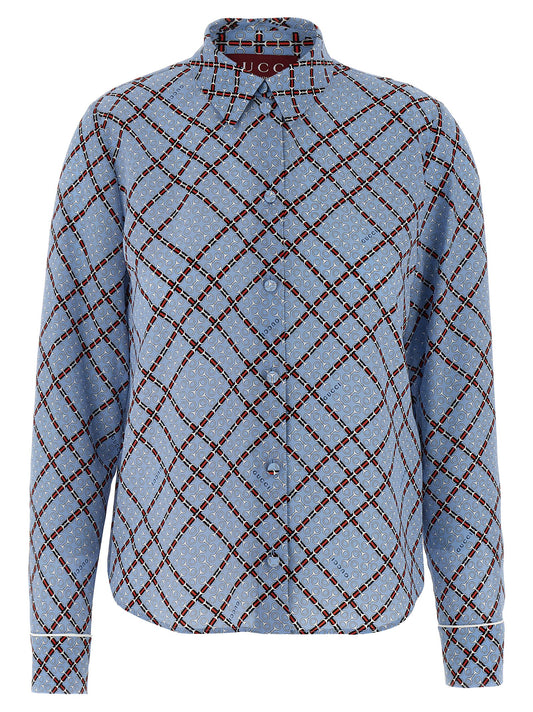 Clamp print shirt Shirt, blouse