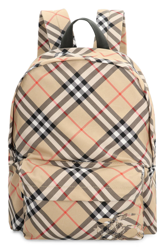Burberry Printed nylon backpack