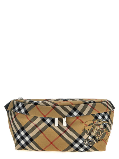 Check waist bag Crossbody bags