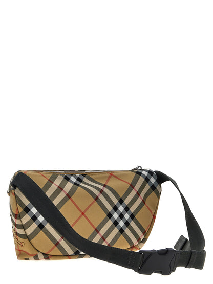 Check waist bag Crossbody bags