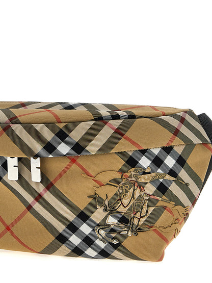 Check waist bag Crossbody bags