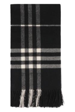 Burberry Checked cashmere scarf