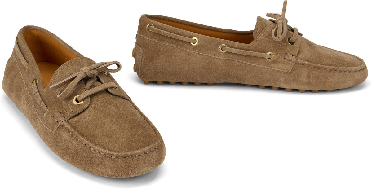 Loafer in Suede leather beige RTW
