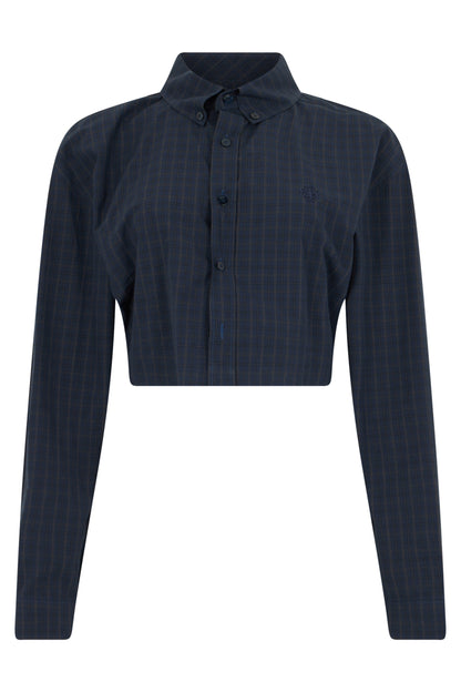 Checked cropped shirt RTW