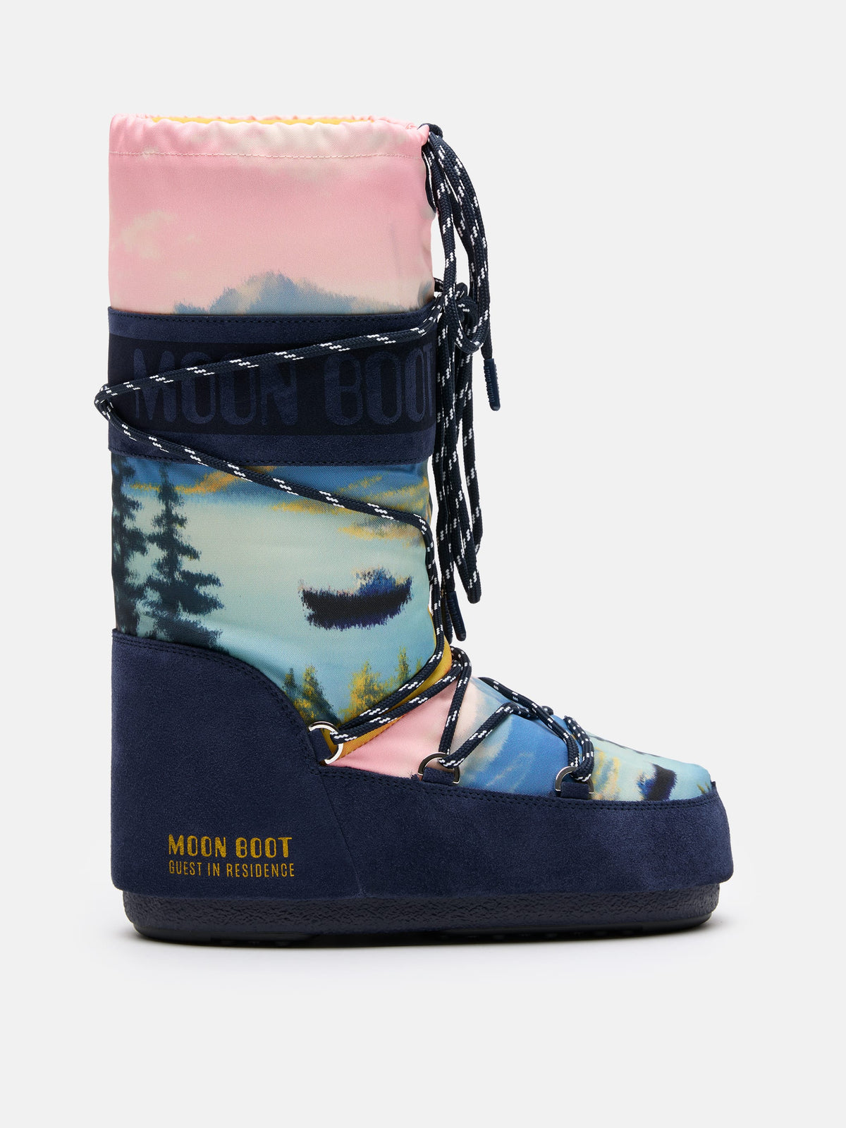 Moon Boot Mb x gir icon high postcard midnight