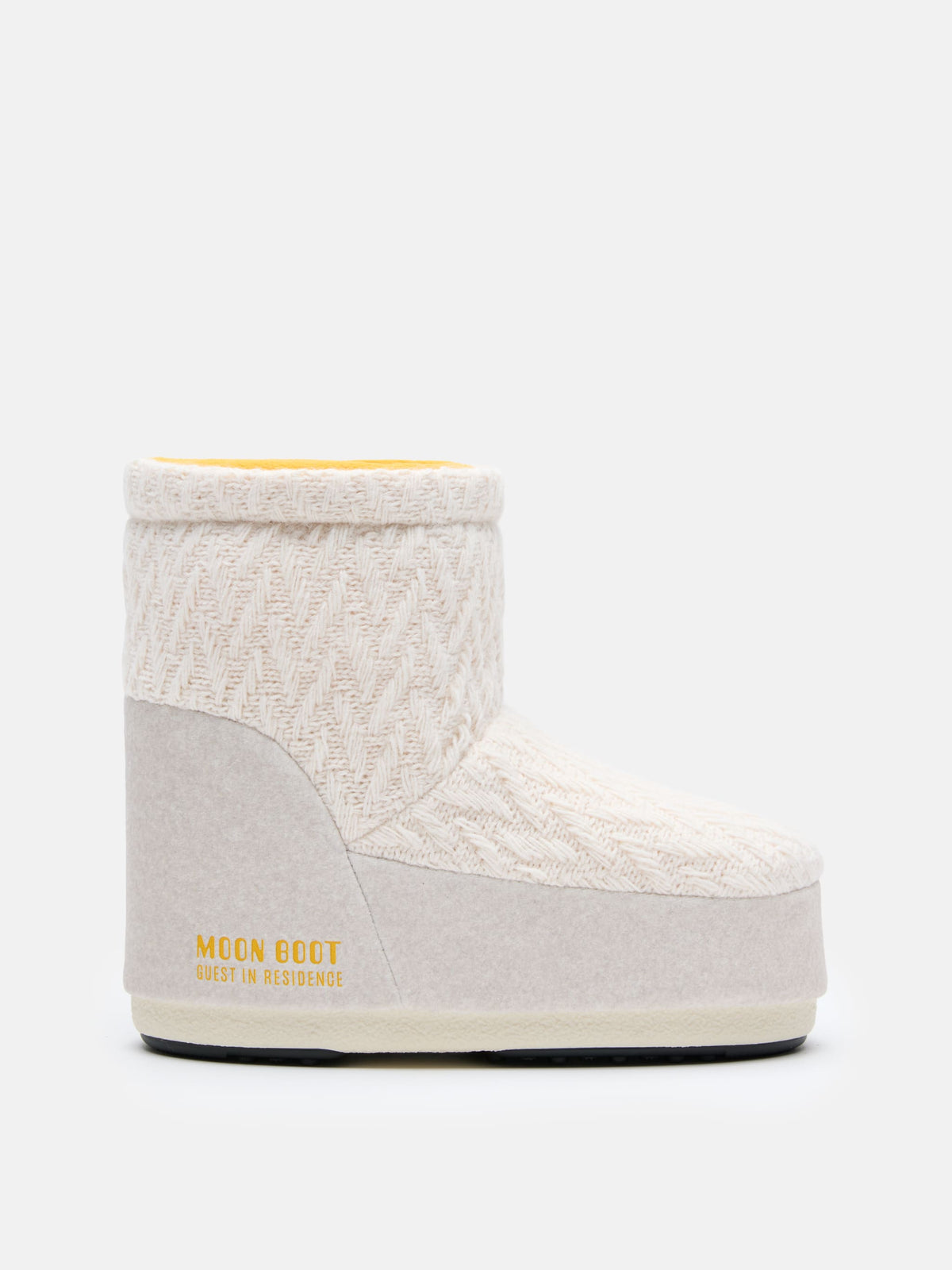 Moon Boot Mb x gir icon low nolace knit white sand