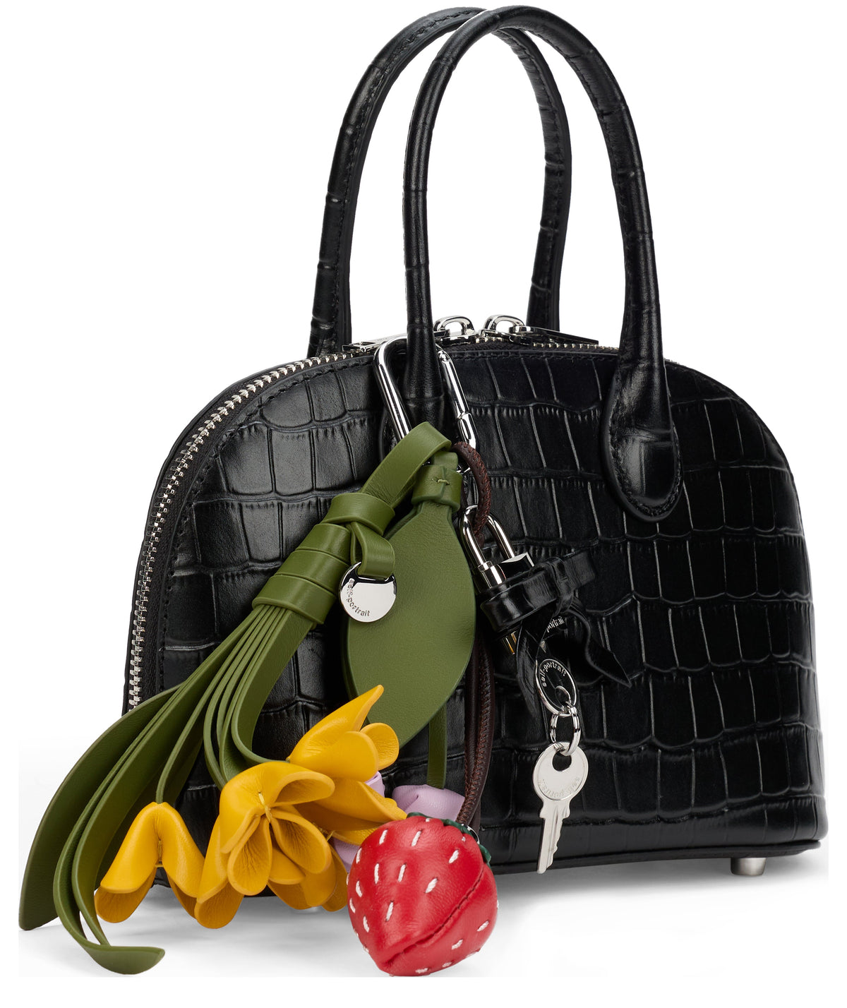 Mini handbag in leather Crocodile Effect BAGS