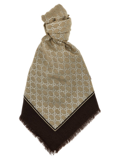 GG lamé scarf Scarves, foulards