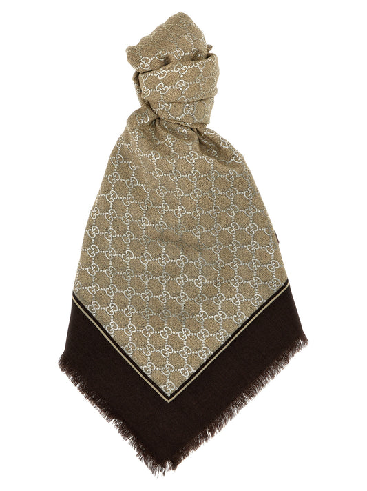 GG lamé scarf Scarves, foulards