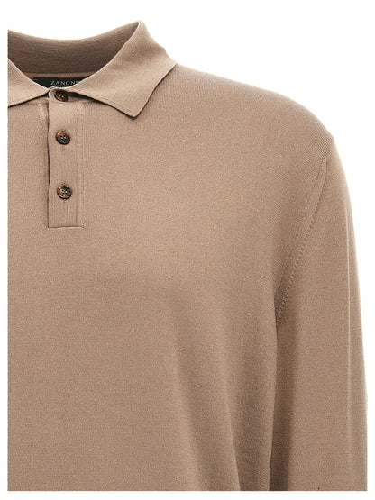 Wool polo shirt Polo