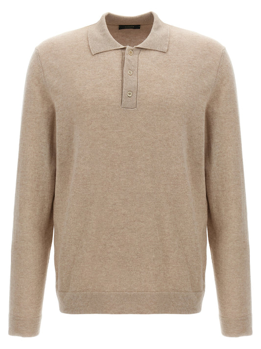 Cashmere wool polo shirt Polo
