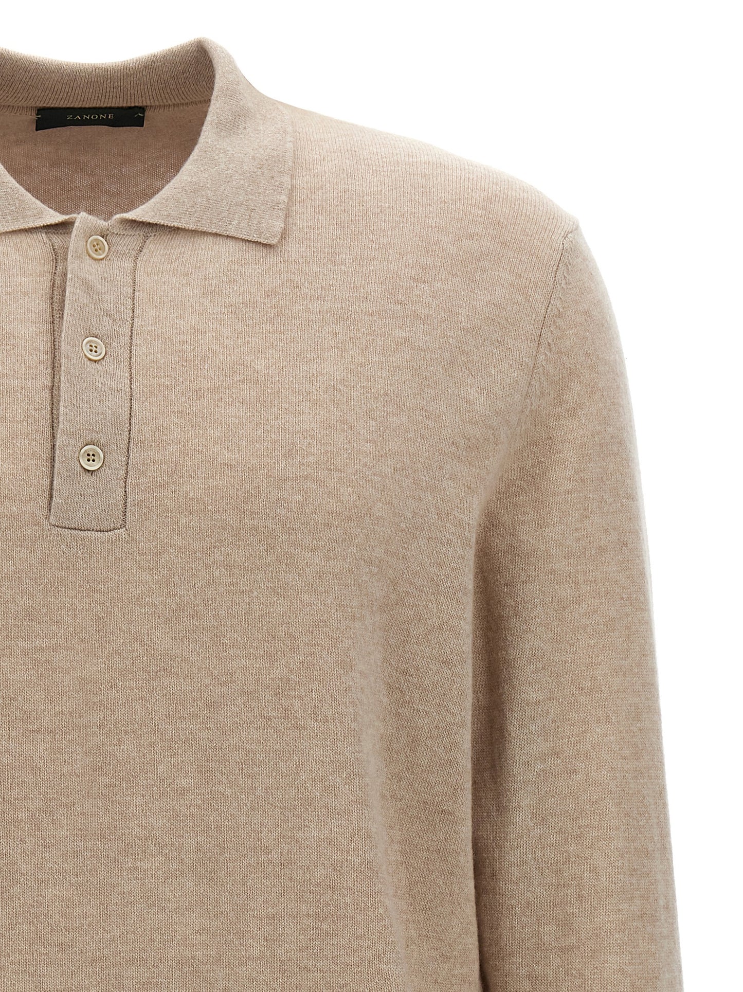 Cashmere wool polo shirt Polo